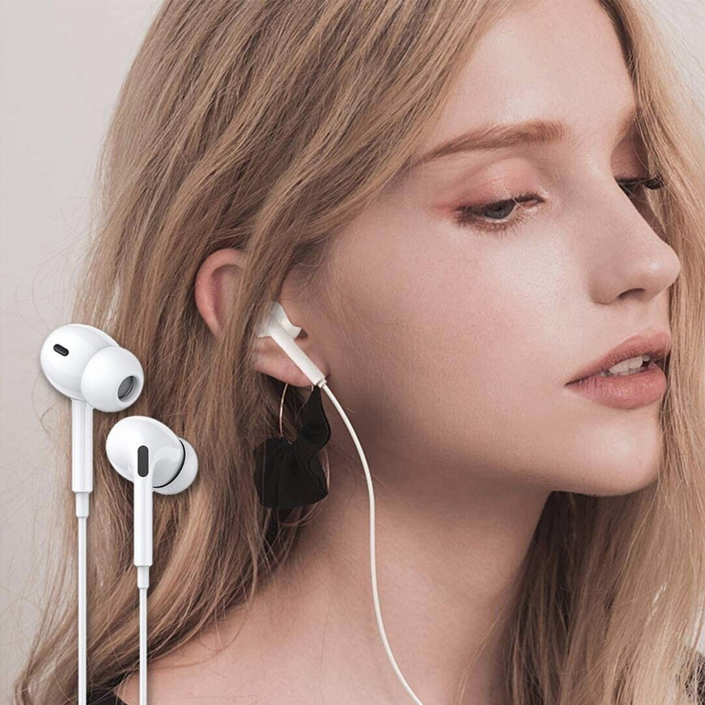 USB-C Wired Earbuds with Microphone & Remote