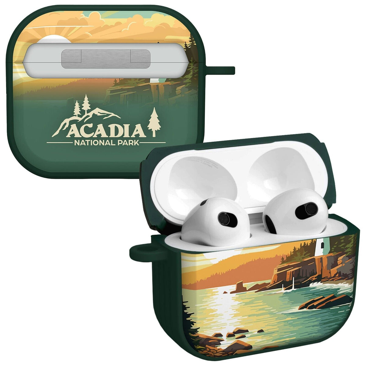 National Parks Acadia HDX Apple Airpods Gen 3 Case Cover