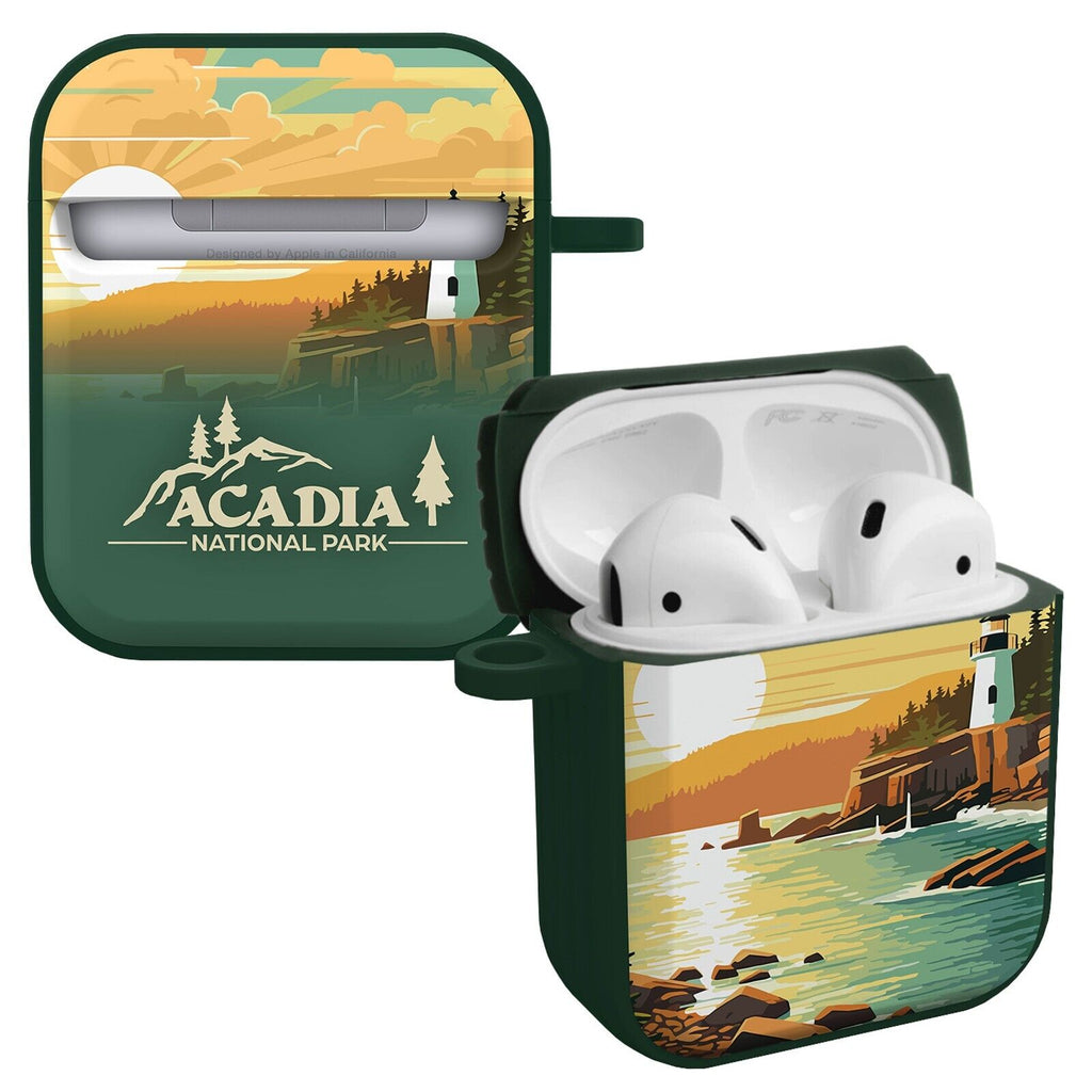 National Parks Acadia HDX Apple Airpods Gen 1 & 2 Case Cover