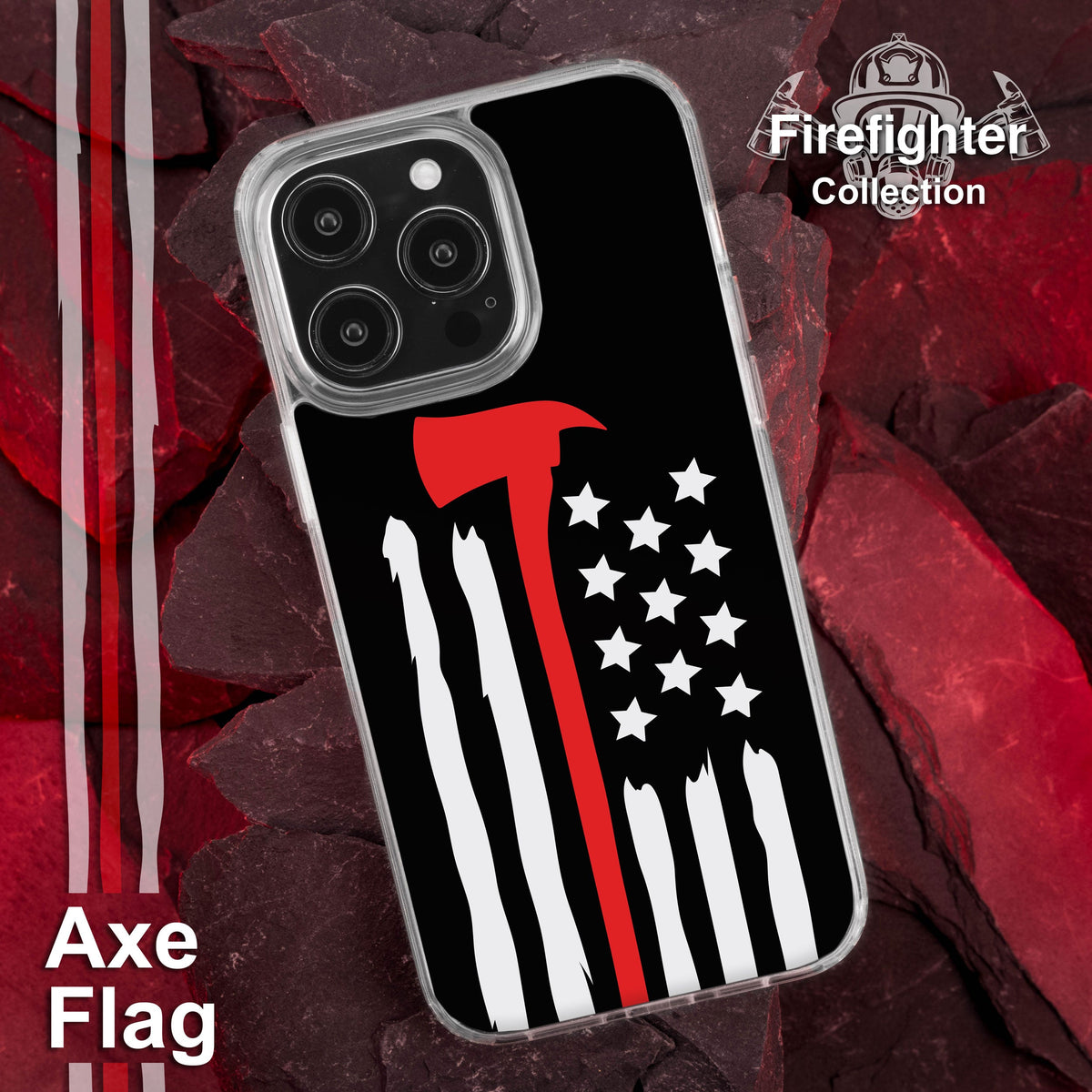 Firefighter HD Apple iPhone 12 Mag-Safe Phone Case