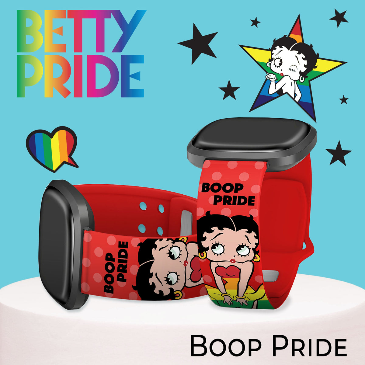 Betty Boop Pride HD Fitbit Versa 3 & Sense 1 Watch Band