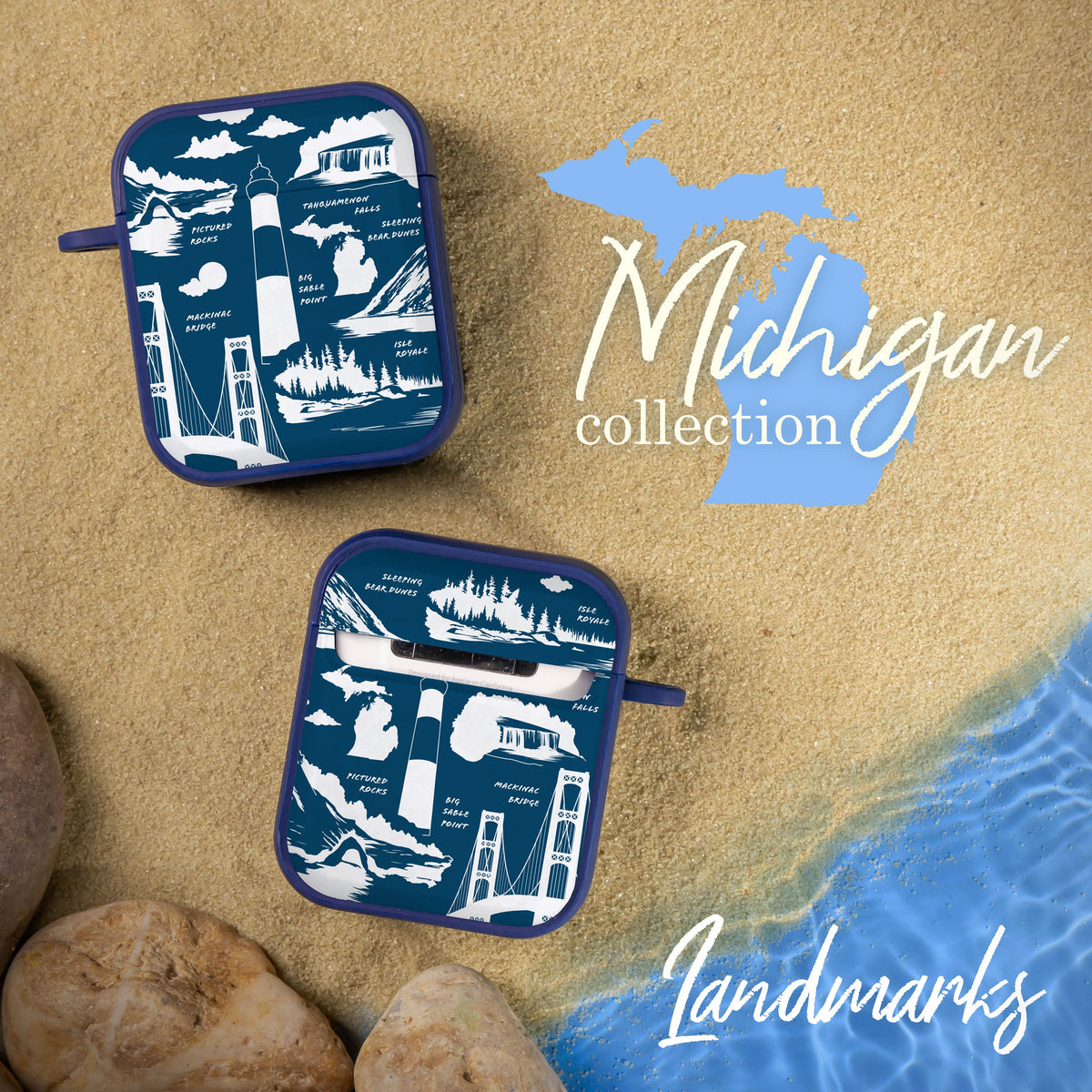 Michigan HDX Apple AirPods Gen 1 & 2 Case Cover