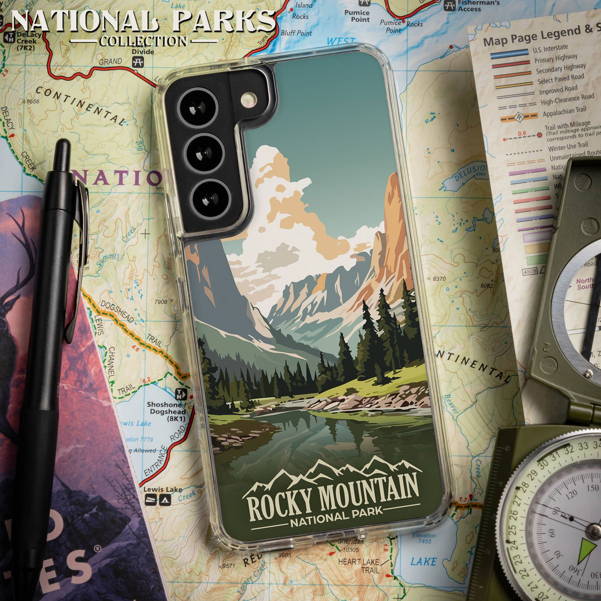 National Parks Rocky Mountain HD Samsung Galaxy S22 Phone Case