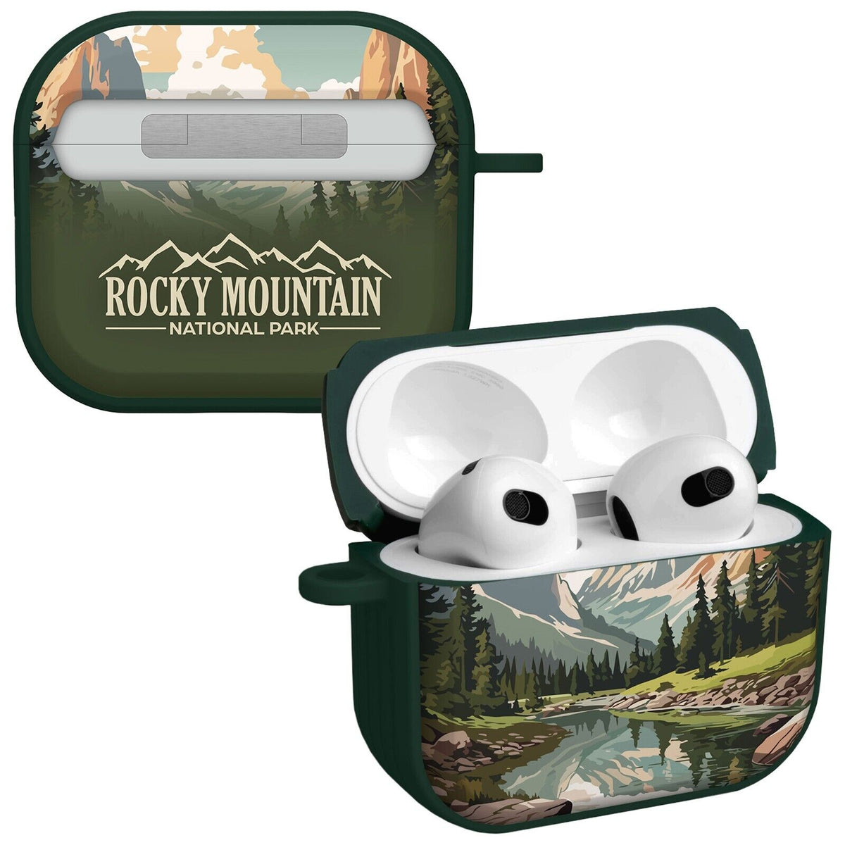National Parks Rocky Mountain HDX Apple Airpods Gen 3 Case Cover