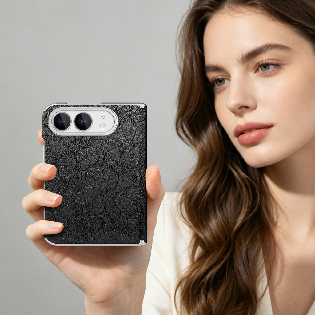 iPhone Duo Floral Pattern Slim Protective Phone Case