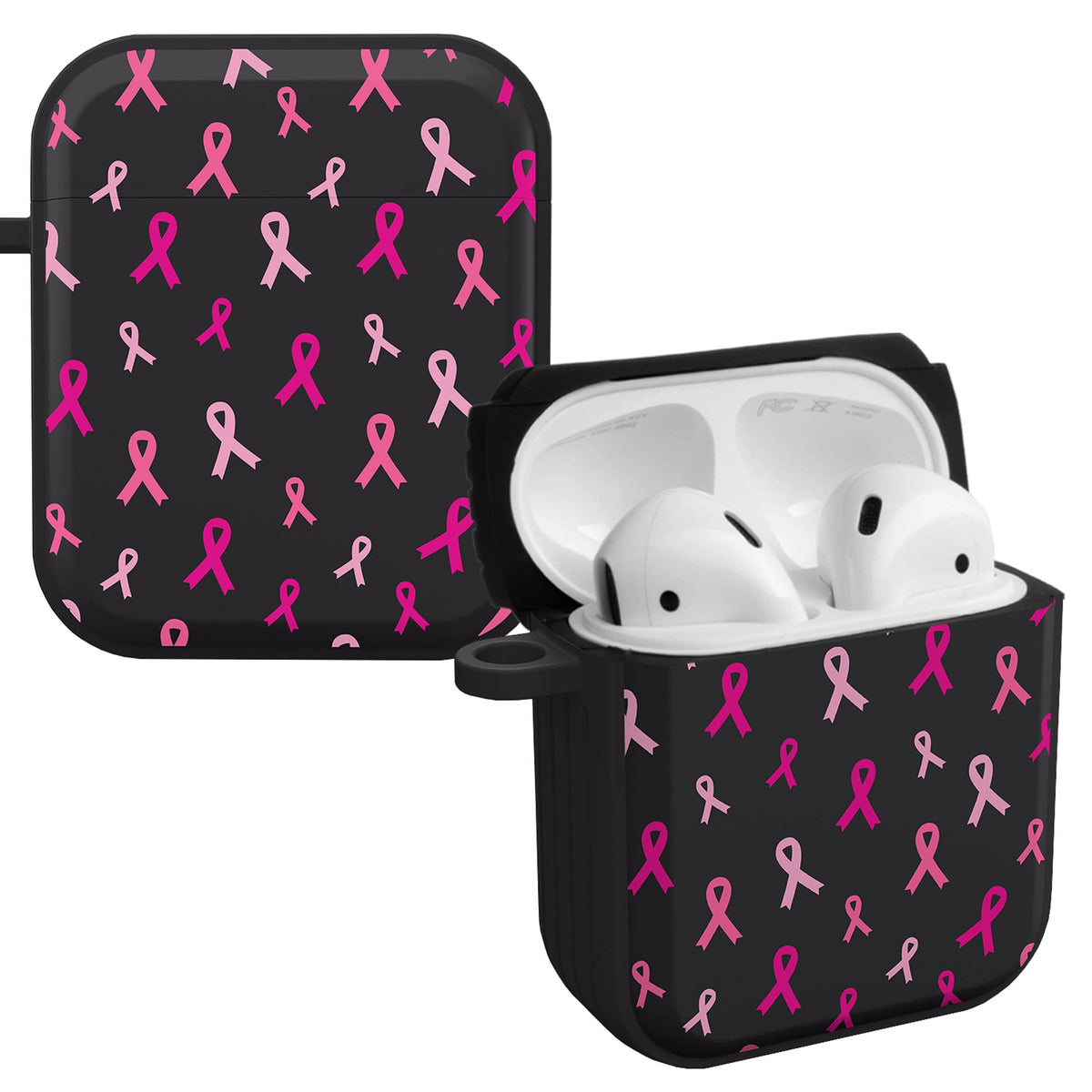 Breast Cancer Awareness HDX Apple AirPods Gen 1 & 2 Case Cover