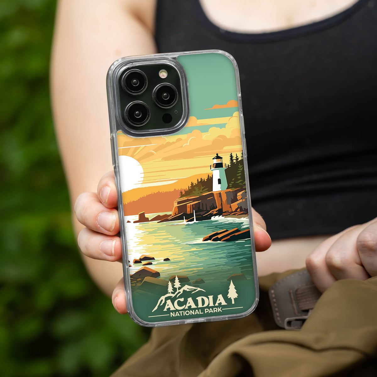 National Parks Acadia HD Apple iPhone 14 Series Mag-Safe Phone Case