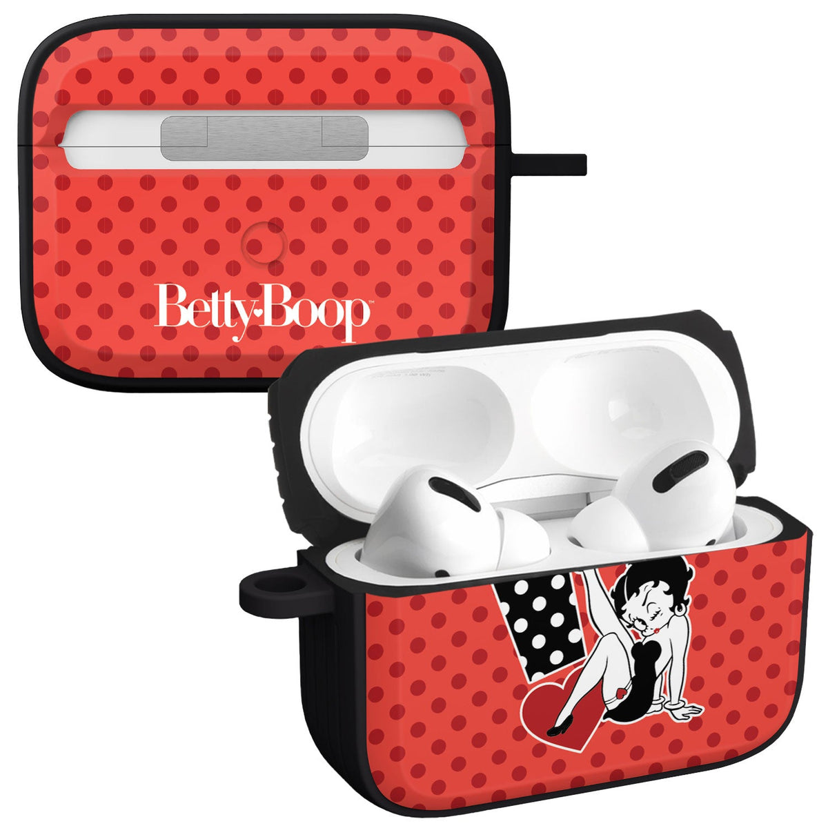Betty Boop Classic HDX Apple AirPods Pro 1 & 2 Case Cover