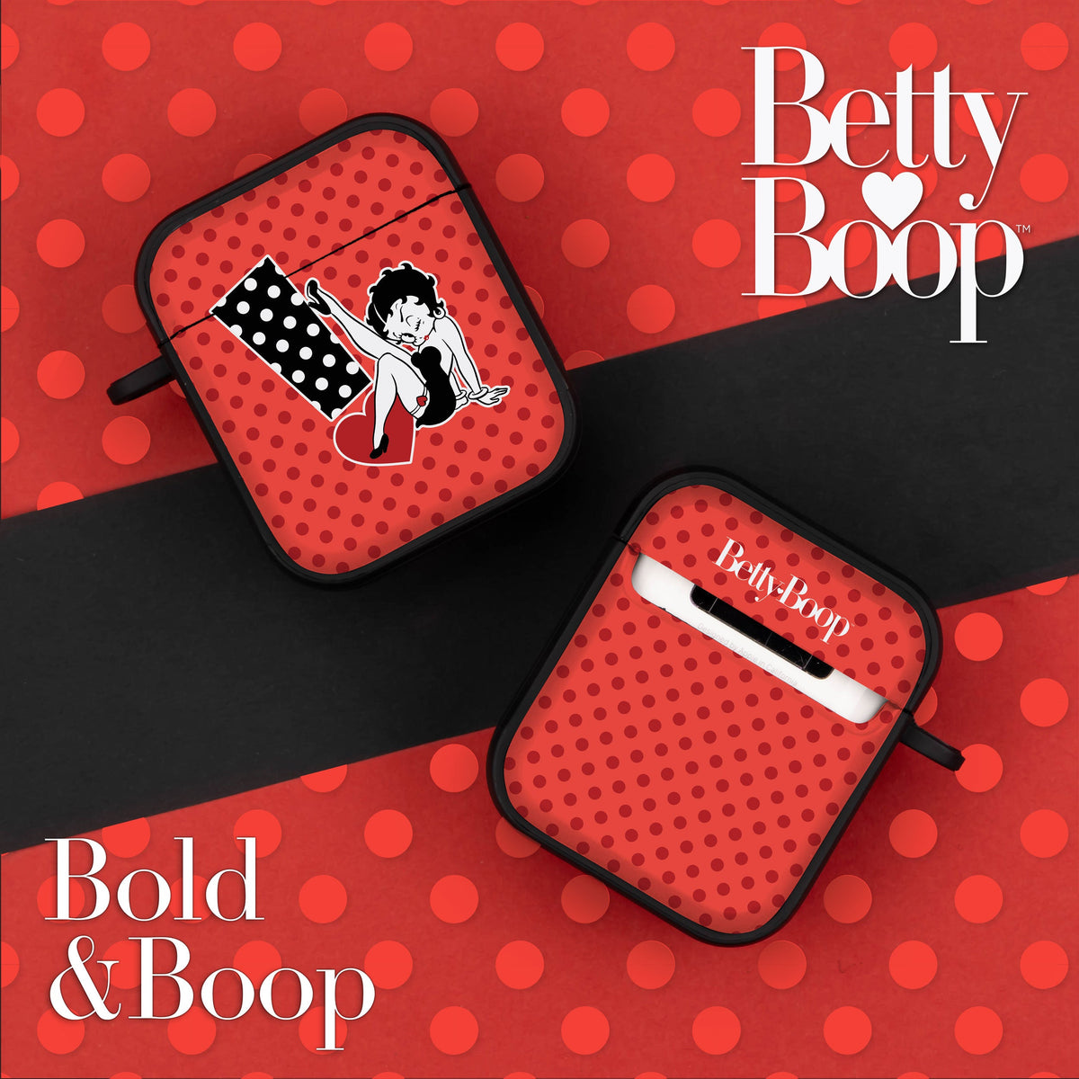 Betty Boop Classic HDX Apple AirPods Gen 1 & 2 Case Cover
