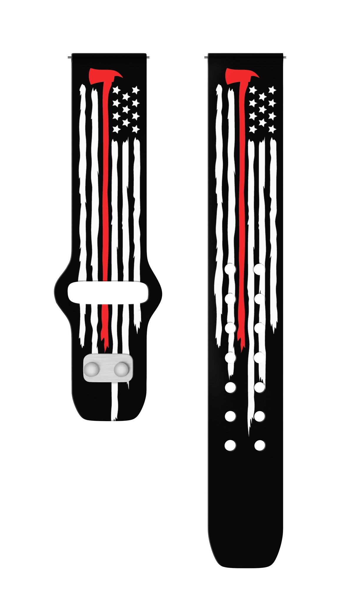 FireFighter First Responder HD  Watchband for Samsung, Garmin, Fossil, and More for Samsung, Garmin, Fossil, and More