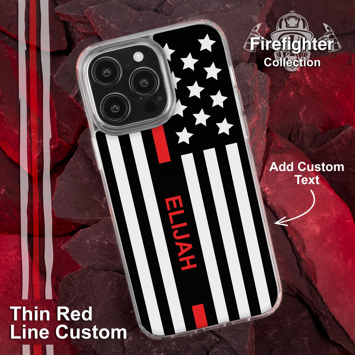 Firefighter HD Apple iPhone 13 Mag-Safe Phone Case