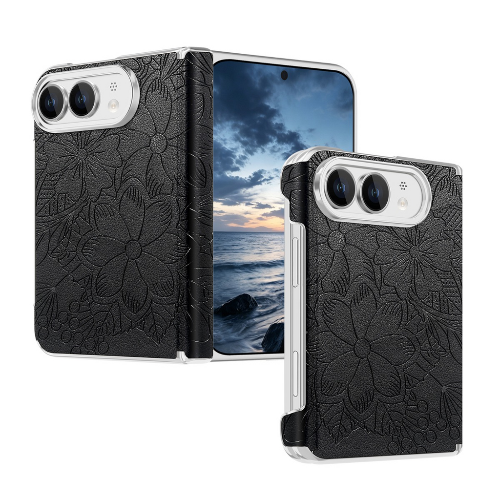 iPhone Duo Floral Pattern Slim Protective Phone Case