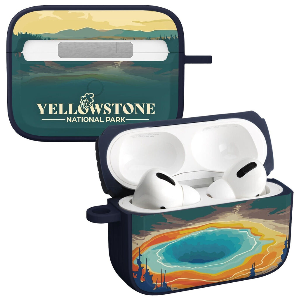 National Parks Yellowstone HDX Apple Airpods Pro 1 & 2 Case Cover