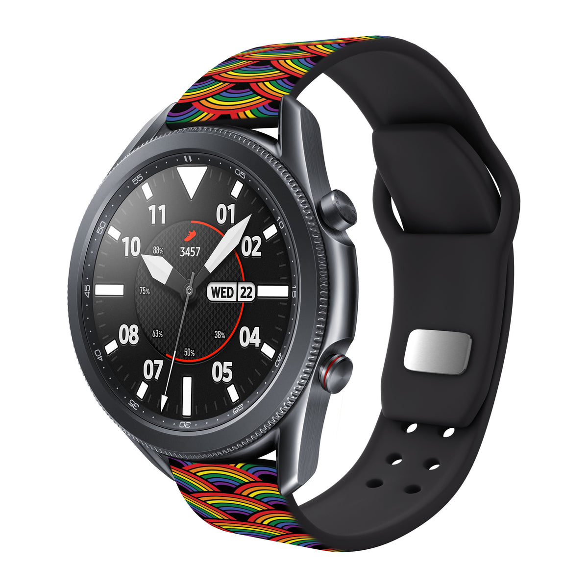 Pride HD  Watchband for Samsung, Garmin, Fossil, and More for Samsung, Garmin, Fossil, and More