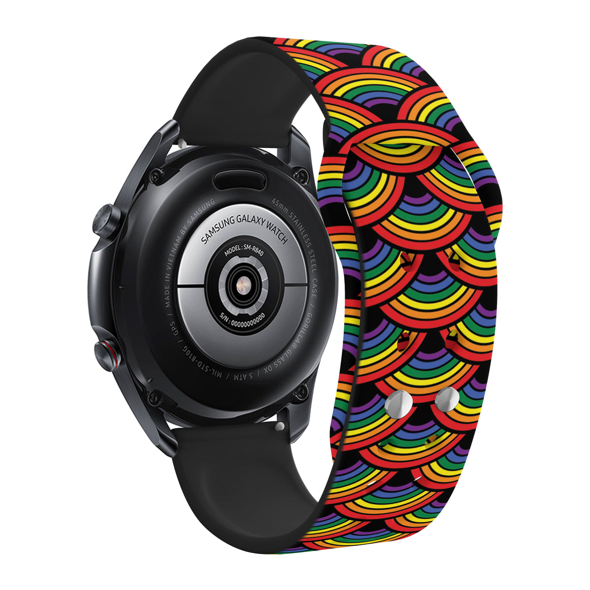 Pride HD  Watchband for Samsung, Garmin, Fossil, and More for Samsung, Garmin, Fossil, and More