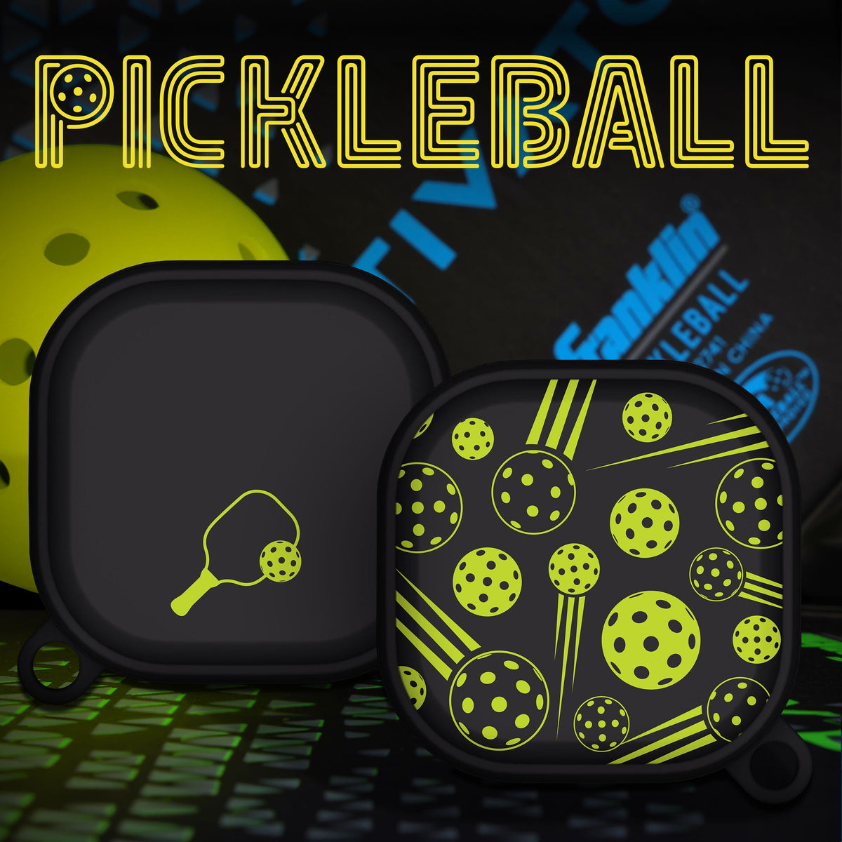 Pickleball HDX Samsung Galaxy Buds Pro & Buds Live Case Cover