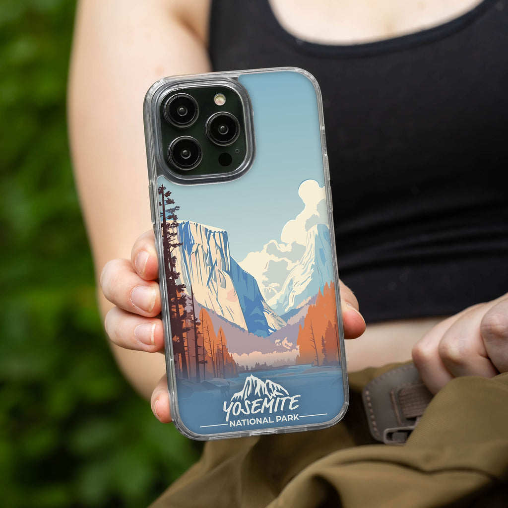 National Parks Yosemite HD Apple iPhone 15 Series Mag-Safe Phone Case