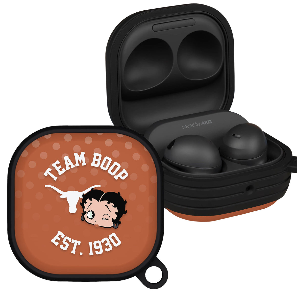 Texas Longhorns X Betty Boop HDX Samsung Galaxy Buds Pro & Buds Live Case Cover