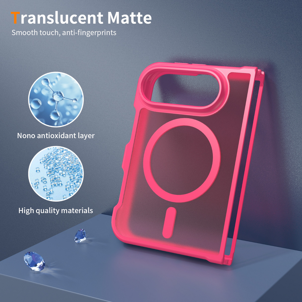 iPhone Duo FrostGuard MagSafe Case – Slim Translucent Frosted Rugged Protective Cover