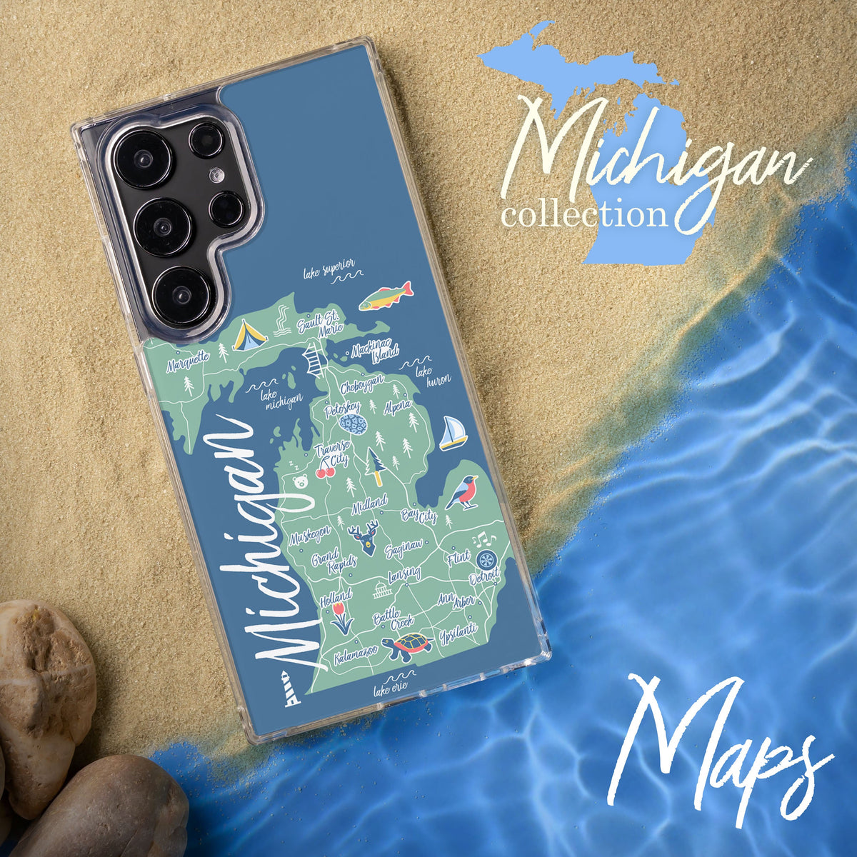 Michigan HD Samsung Galaxy S23 Phone Case