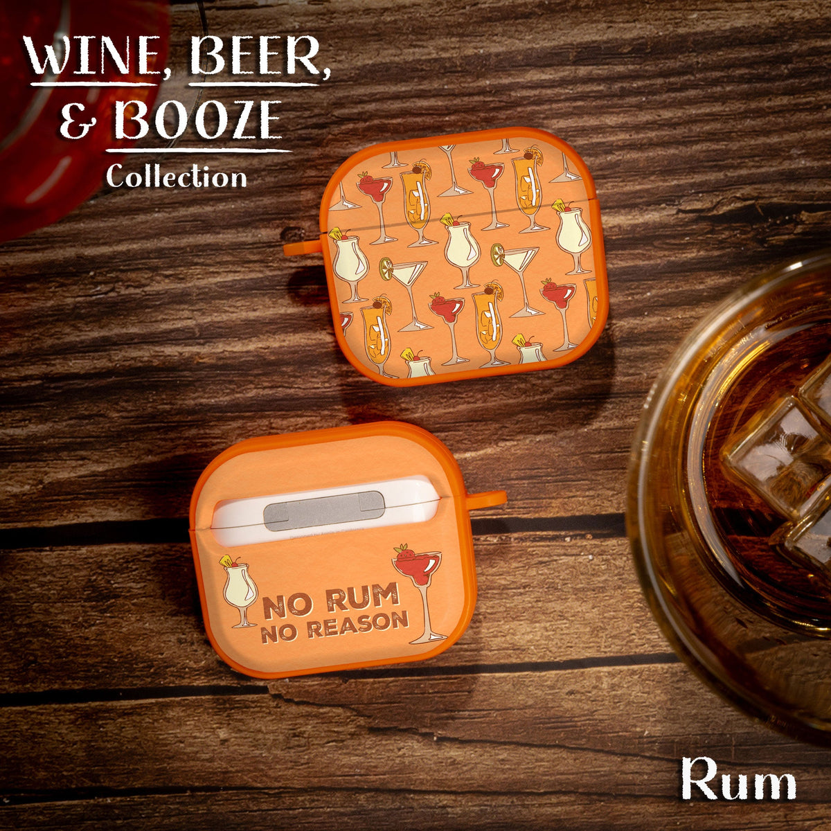 Wine, Beer, & Booze HDX Apple AirPods Gen 3 Case Cover