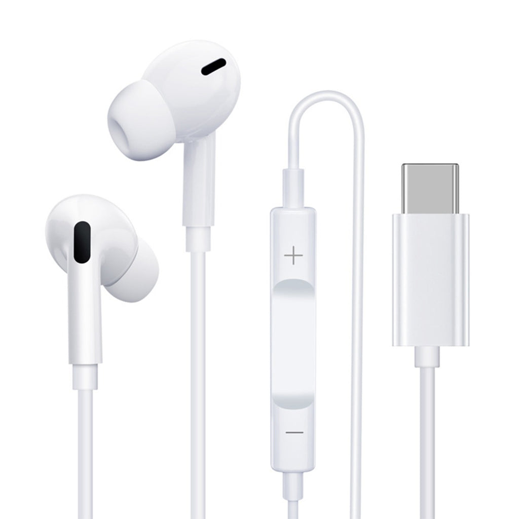 USB-C Wired Earbuds with Microphone & Remote