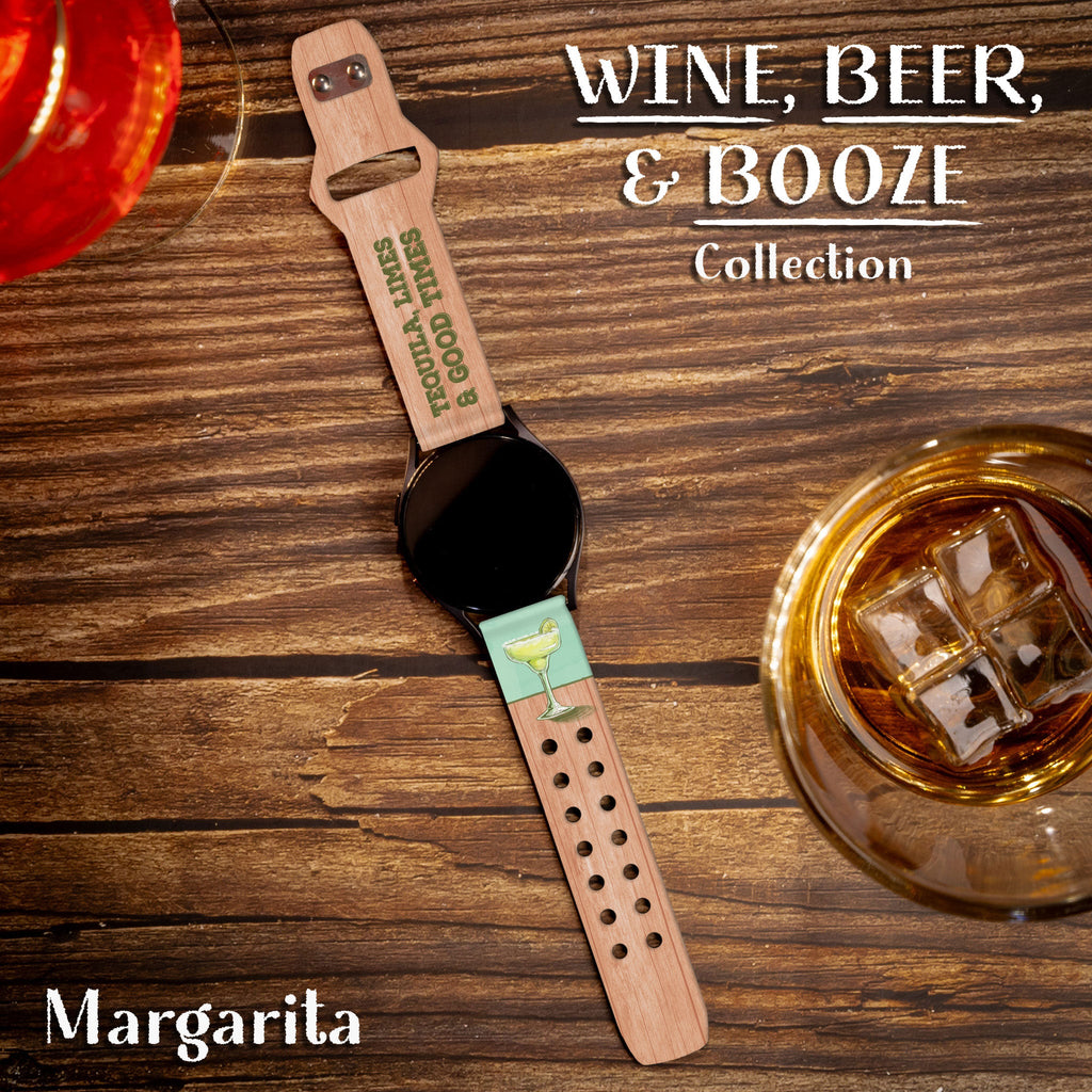 Wine, Beer, & Booze HD  Watchband for Samsung, Garmin, Fossil, and More