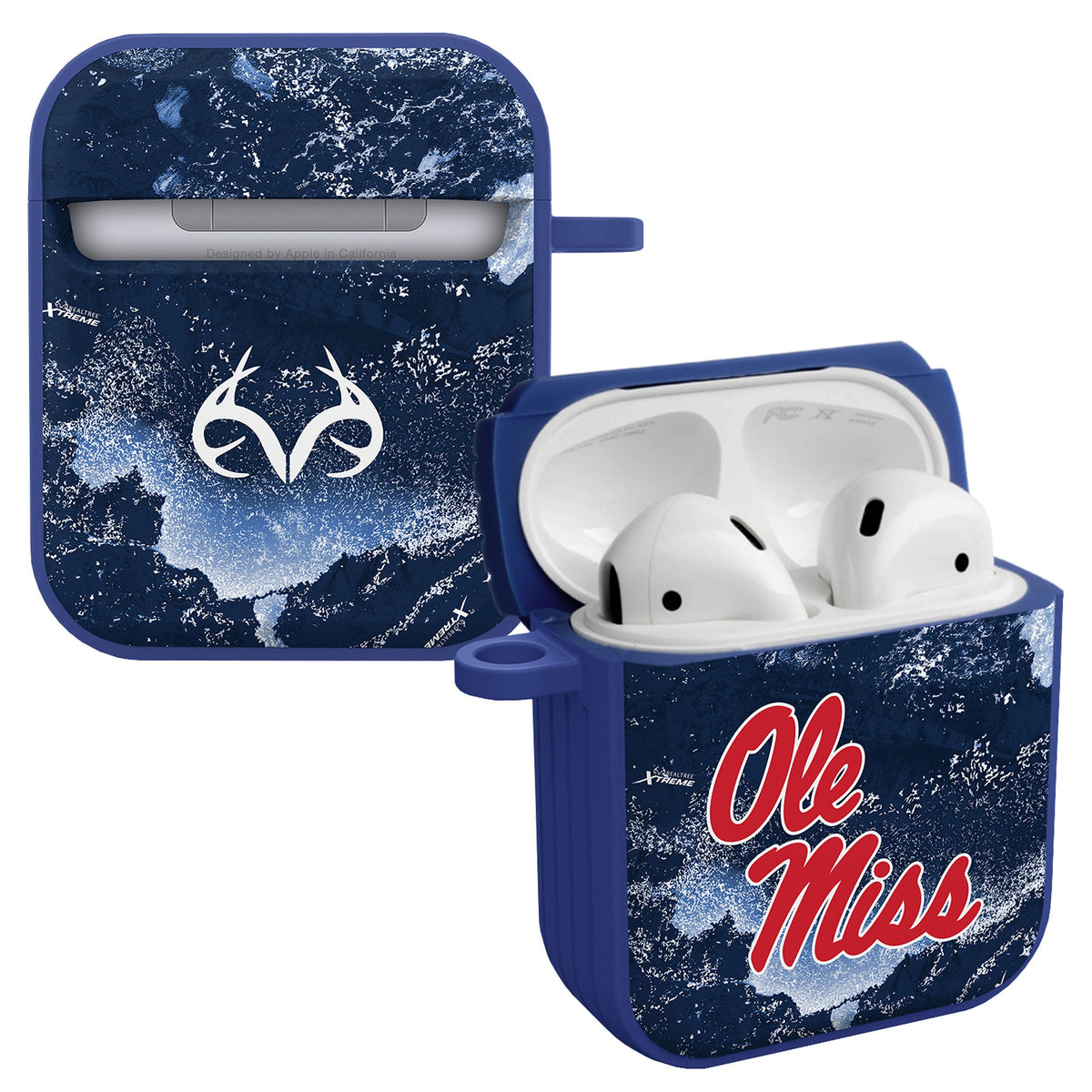 Mississippi Ole Miss Realtree HDX Apple AirPods Gen 1 & 2 Case Cover