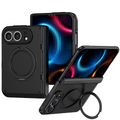 iPhone Duo Armor Ring Stand Protective Foldable Phone Case