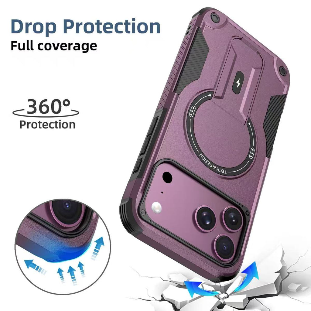 ProStand Magnetic Shockproof Case with Invisible Kickstand – iPhone 17 Pro & iPhone 18 Pro