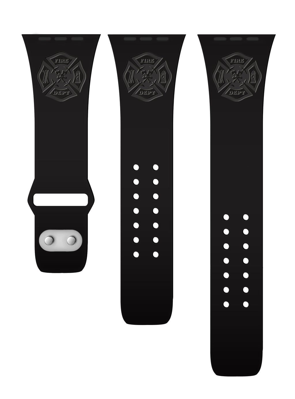 Firefighter First Responder Engraved  Apple Watch Band
