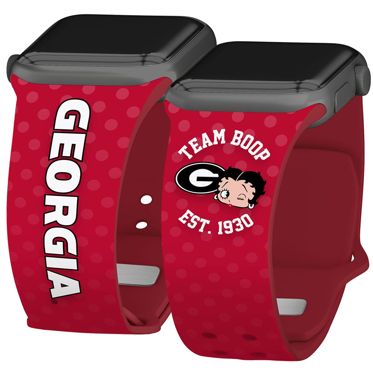 Georgia Bulldogs X Betty Boop HD Apple Watch Band