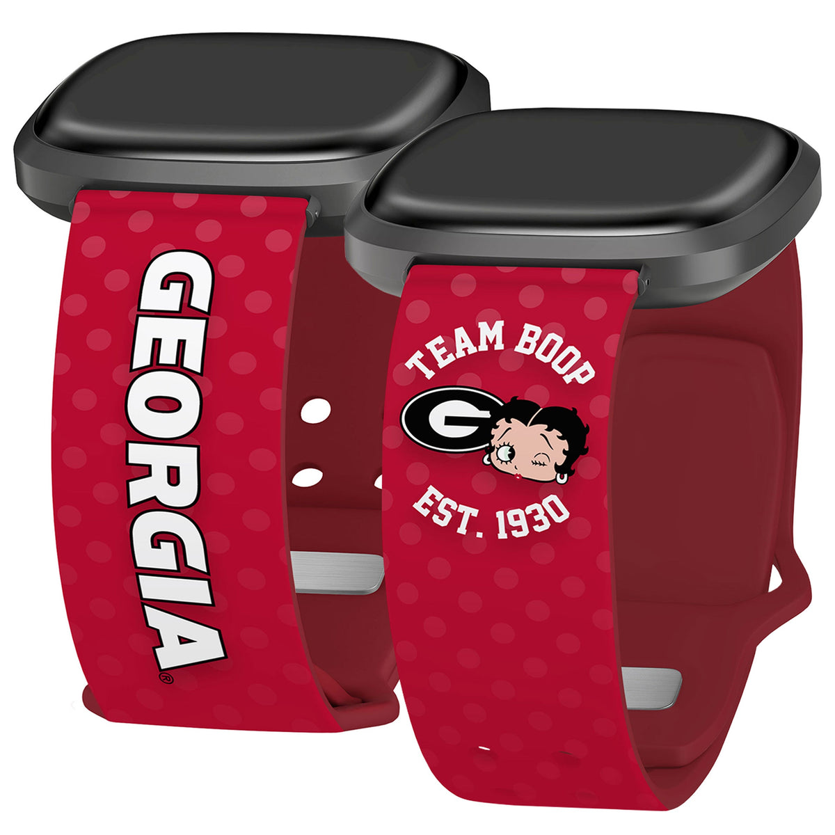 Georgia Bulldogs X Betty Boop HD Fitbit Versa 3 & Sense Watch Band