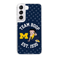 Michigan Wolverines X Betty Boop HD Samsung Galaxy S24 Phone Case