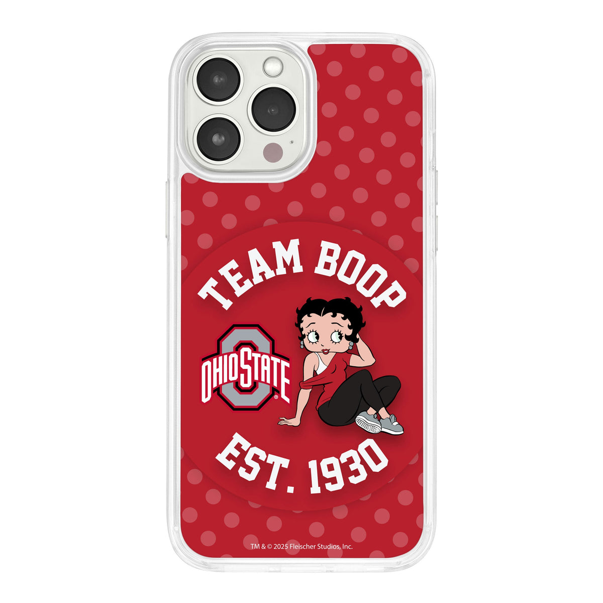 Ohio State Buckeyes X Betty Boop HD Apple iPhone 15 Mag-Safe Phone Case