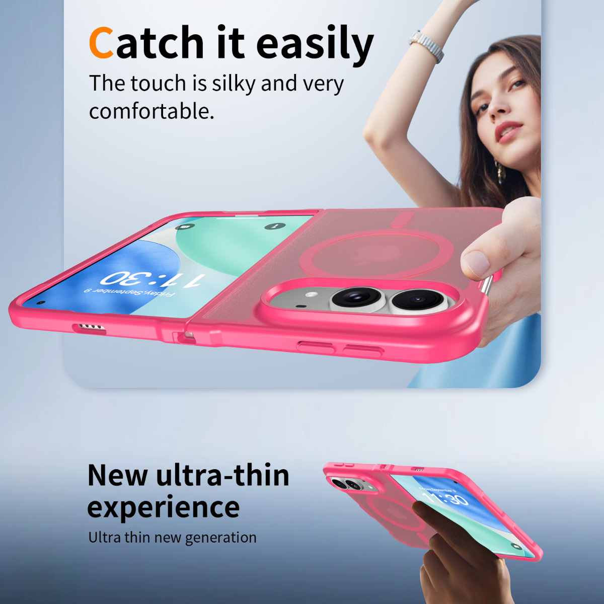 iPhone Duo FrostGuard MagSafe Case – Slim Translucent Frosted Rugged Protective Cover