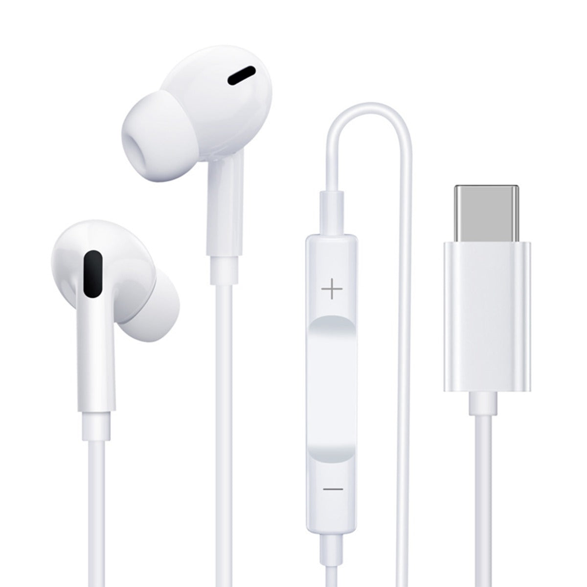 USB-C Wired Earbuds with Microphone & Remote
