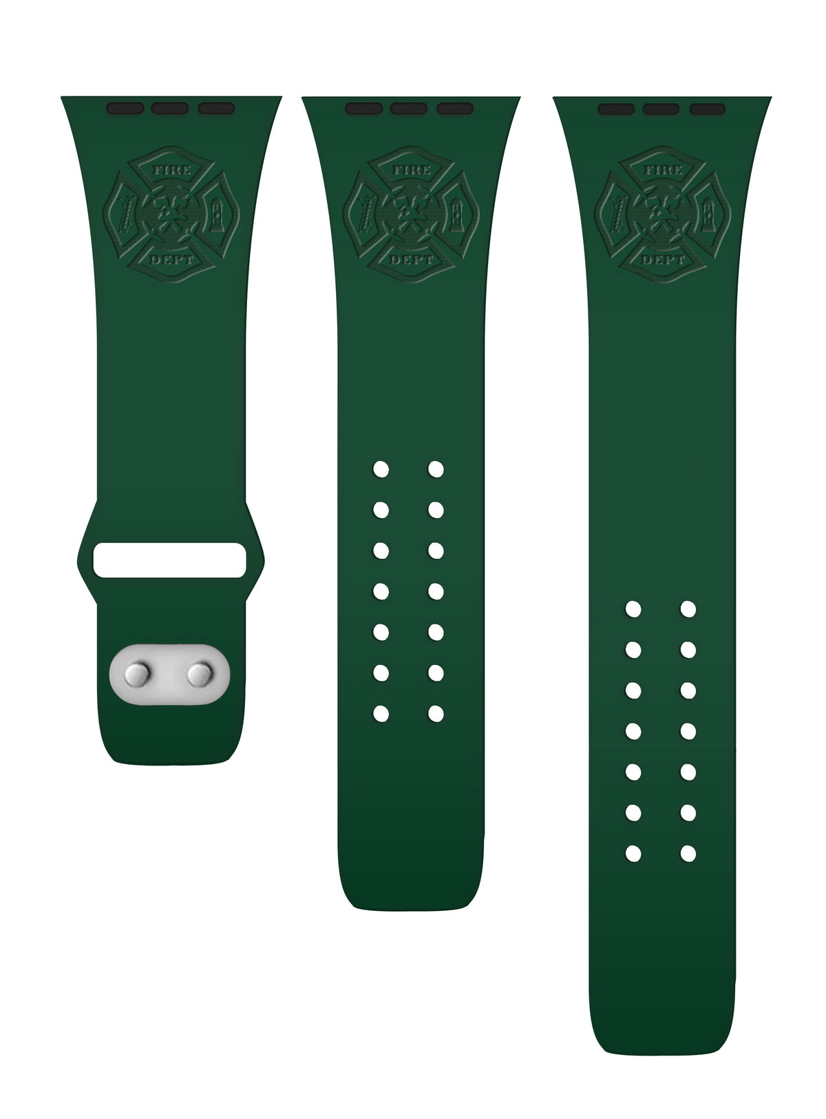 Firefighter First Responder Engraved  Apple Watch Band