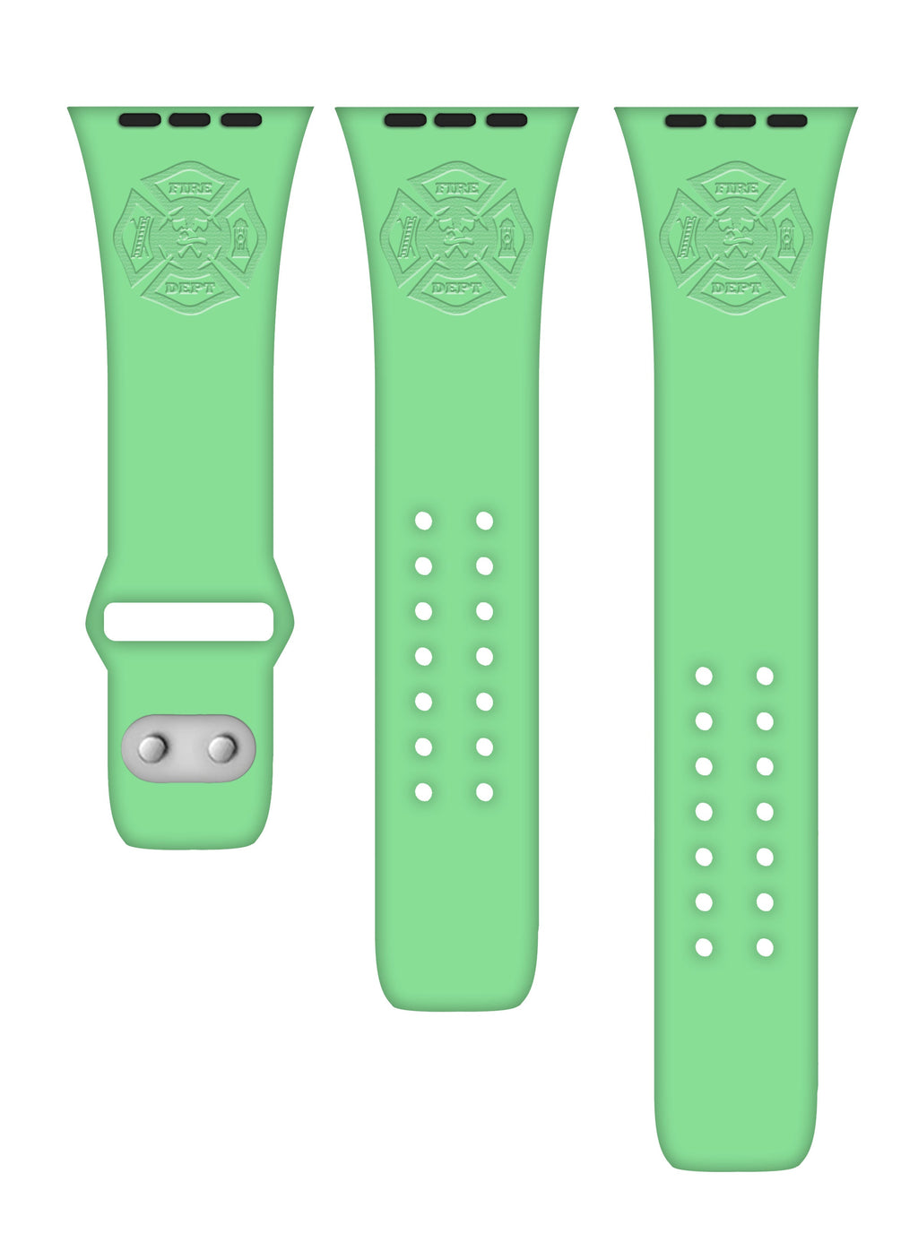 Firefighter First Responder Engraved  Apple Watch Band
