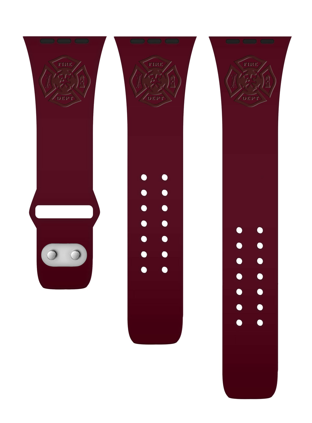 Firefighter First Responder Engraved  Apple Watch Band