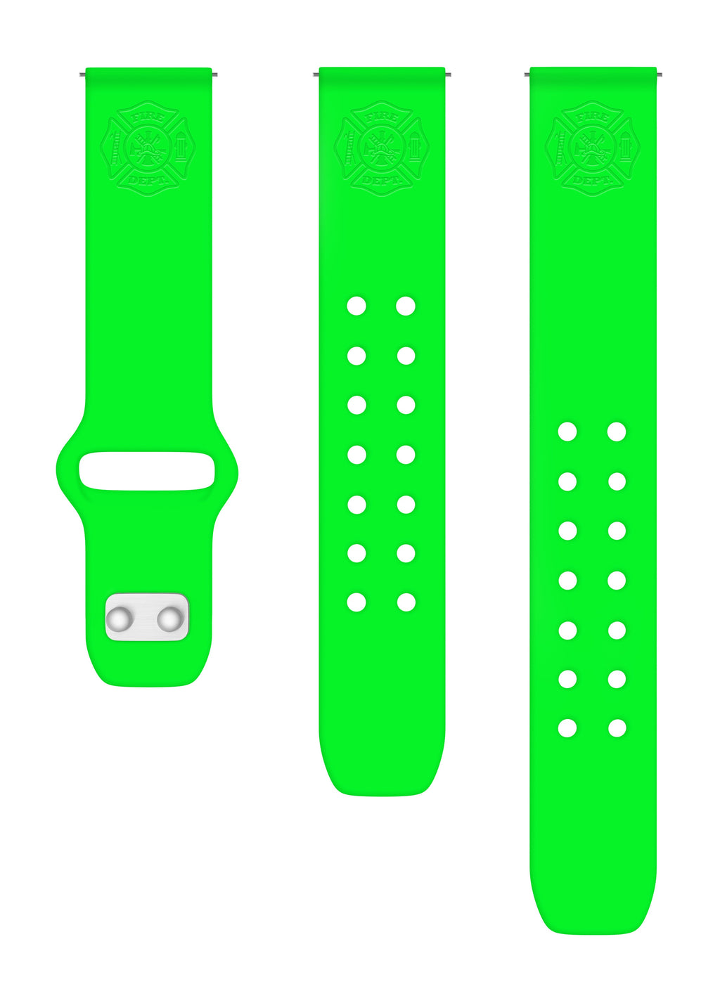 Firefighter First Responder  Watchband for Samsung, Garmin, Fossil, and More for Samsung, Garmin, Fossil, and More