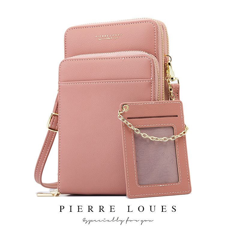 Women's Attractive Zipper Mobile Fashion Trend Phone Bags