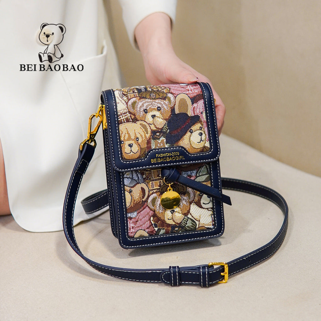 Women's Source Canvas Mobile Cute Fashion Phone Bags