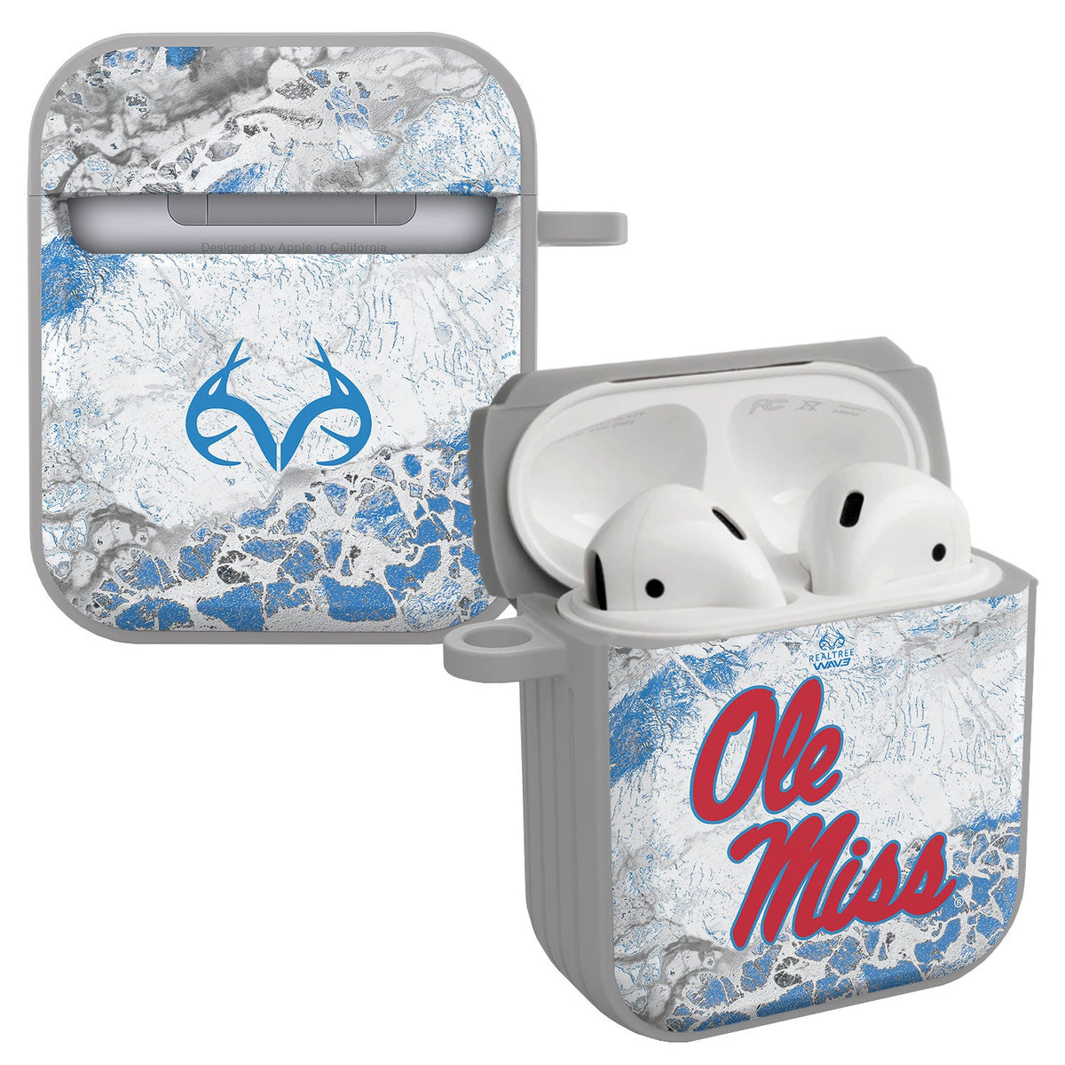 Mississippi Ole Miss Realtree HDX Apple AirPods Gen 1 & 2 Case Cover
